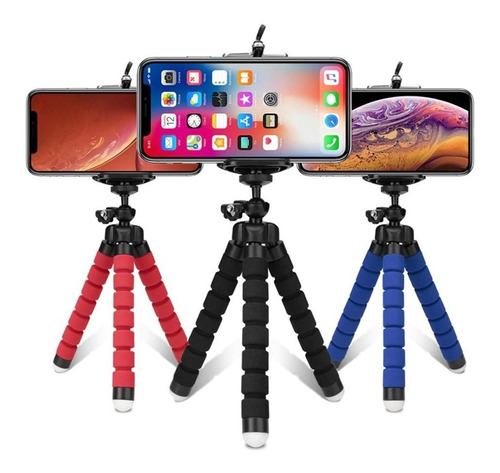 Mini Tripe Celular Camera Youtuber Pedestal Universal Selfie Cor Sortido