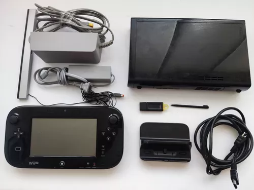 Nintendo Wii U 32gb Color Negro +gamepad+3 Juegos +membresia