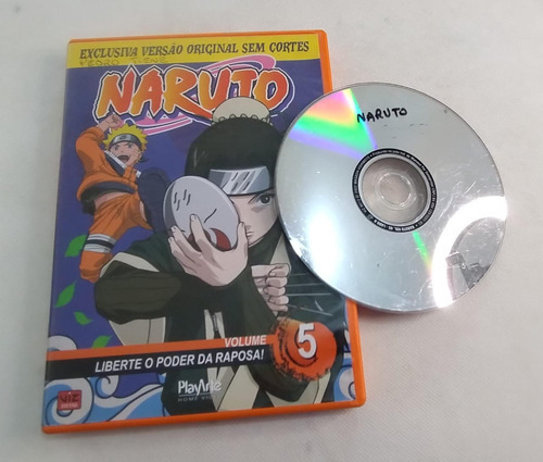 Dvd Naruto Liberte O Poder Da Raposa, Sem Cortes Original (Usado)
