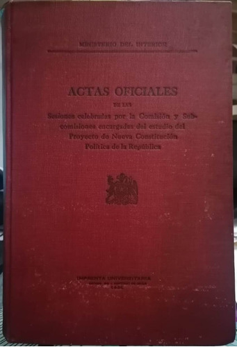 Actas Oficiales De Las Sesiones Celebradas Por La Comisión Y