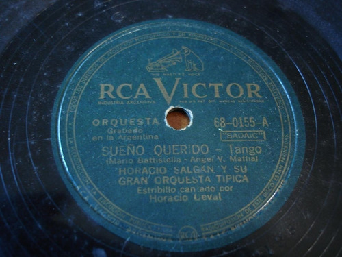 Pasta Horacio Salgan Orquesta Tipica Rca Victor 680155 C49