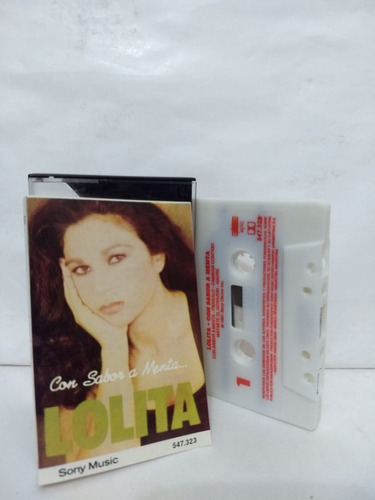 Lolita - Con Sabor A Menta - Cassette - Epic - Made In Arg!!