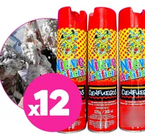 Comprar Pack Espumas Para Fiestas Nieve X12 Carioca Cienfuegos Spray