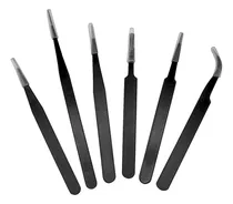 Comprar Kit 6 Pinça Ferramenta Relojoeiro Joalheiro Aço Inox Ourives