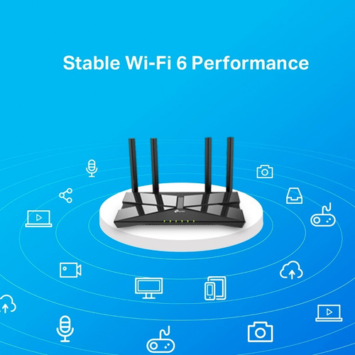 Imagen 4 de 6 de Router, WMM TP-Link Archer AX10 V1.20 negro 220V