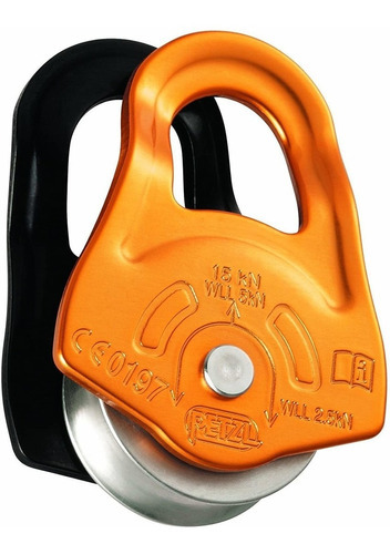 Polea Simple Petzl Partner Alto Rendimiento Placa Móvil