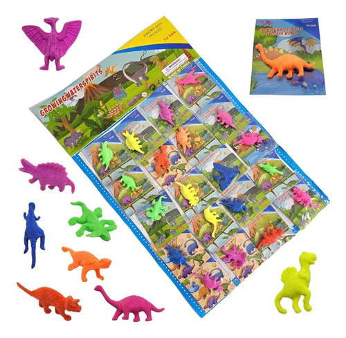 24 Dinosaurios Crecen En Agua Juguete Piñata Souvenir 