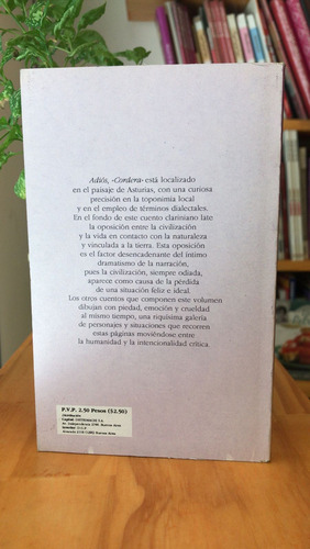 ¡adiós, Cordera! Leopoldo Alas Clarín . Ed. Nuevo Siglo (Usado)