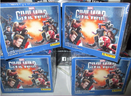 Estampas Capitan America Civil War: Caja De Estampas