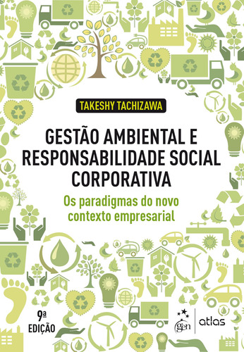 Gestão Ambiental Responsabilidade Social Corporativa, de Tachizawa, Takeshy. Editora Atlas Ltda., capa mole em português, 2019