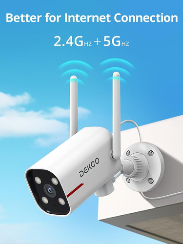 Wifi Dekco, 1080p, Duradero, Giratorio De 180 Grados Para...