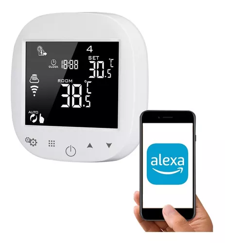 Termostato Wifi Digital Compatible Con Alexa Para Calderas