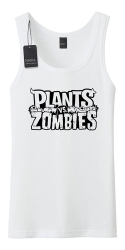 Musculosa Hombre Plantas Vs Zombies Dibujo Art Logo - Vjpl2