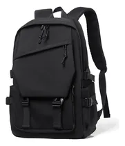 Comprar Mochilas Escolares, Mochilas Para Estudiantes Para Hombres Y Mujeres Jóvenes Mochilas De Gran Capacidad Mochilas De Viaje, Mochilas Para Laptop Color Negro Diseño De La Tela Lisa