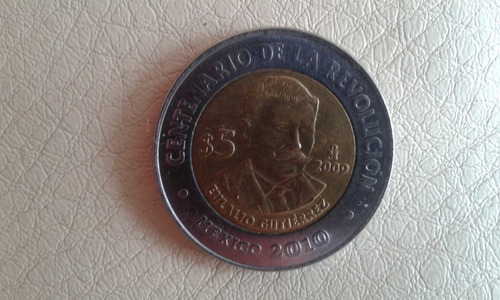 Moneda Conmemorativa Del Centenario De La Revolucion