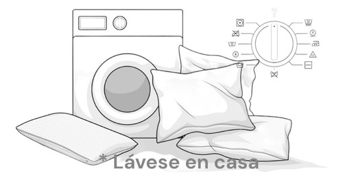Almohada Hotelera Monarca Estándar Media 10 Pack Color Blanco