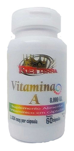 Vitamina A - 100% Pura 8000 Ui 1xdia