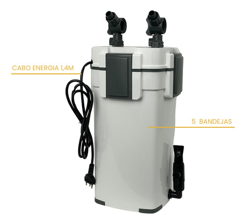Oceantech Canister Ct-1400u-5 Uv 9w P/ Aquarios Até 300l