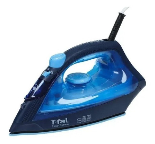 Plancha Tfal Easy Steam Ceramic Fv1950x Azul