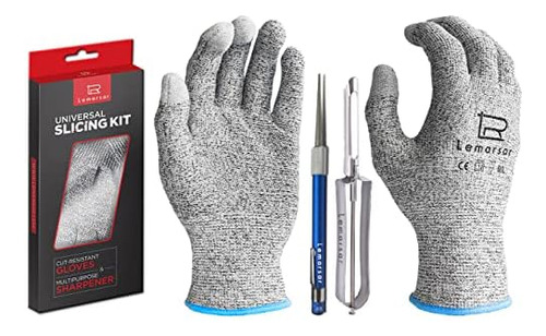 2 Cut Resistant Gloves, Blade Sharpener And Vegetable P...