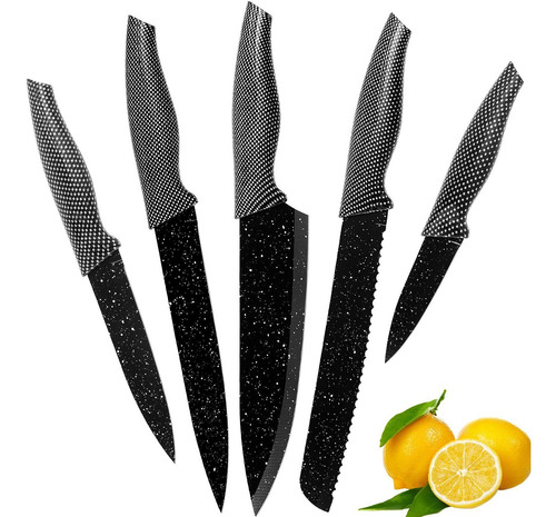 Juego De Cuchillos De Cocina De 5 Piezas, Juego De Cuchillos