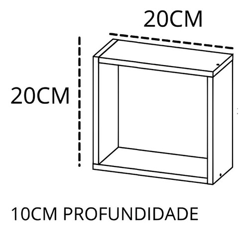 Kit DCORE Black MDP de 3 nichos