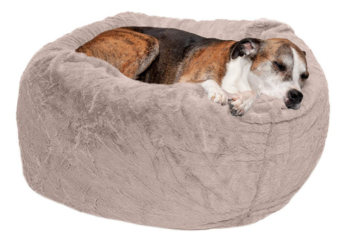 Furhaven Cama Para Mascotas, Para Perros Y Gatos, Estilo Puf