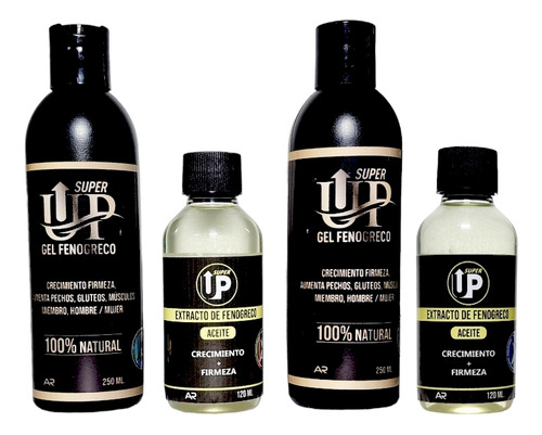 Gel De Fenofreco Super Up ×2 Y Aceite Fenogreko X 2 Kit