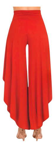 Pantalón Largo De Corte Holgado Tipo Holán Para Mujer