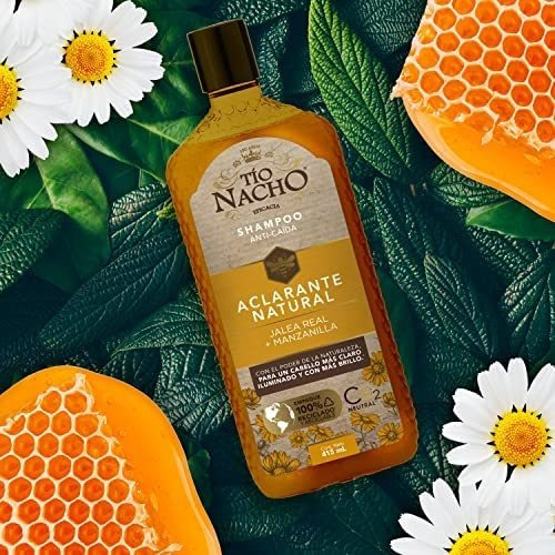 Shampoo De Camomila Anti-queda De Cabelo E Clareador Tio Nac