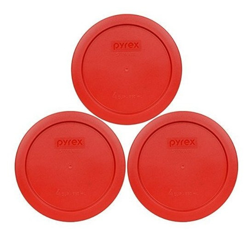 Pyrex 7201-pc Round 4 Cup Storage Lid For Glass Bowls (3, Po