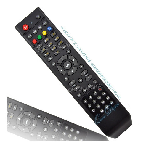 Imagen 1 de 10 de Control Remoto Para Antina Hd Htm1-cv60 Deco Prepago