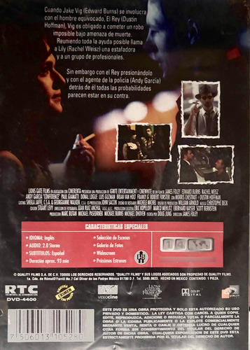 El Secreto Rachel Weisz Dustin Hoffman Edward B Pelicula Dvd (Usado)