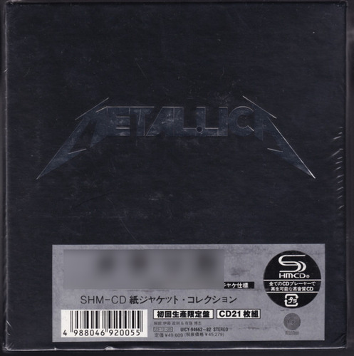 Metallica Discografia Completa 21 Cds Bootleg Box Set Nuevo