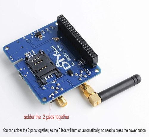 Imagen 6 de 6 de 3g Module Sim5320a Wcdma Gsm Gprs Gps Rpi Expansion Board