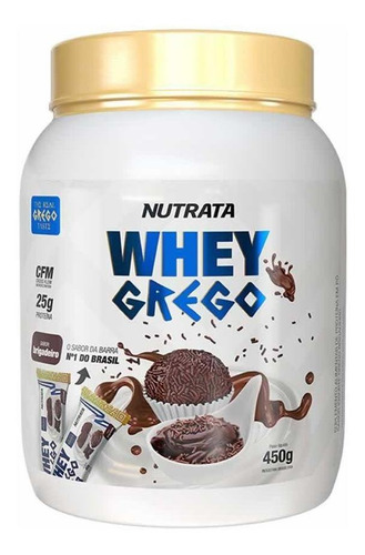 Whey Grego - 450g Brigadeiro - Nutrata