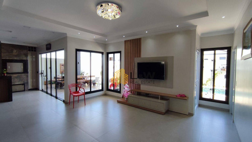 Imagem 14 de 26 de Deslumbrante Casa Alto Padrão À Venda, Com Piscina E Mobiliada No Condomínio Arco De Paris - Ca0047