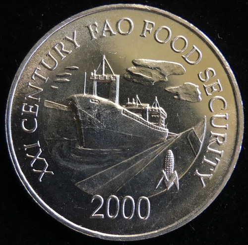 Panama, Centesimo, 2000. Fao. Canal De Panamá. Sin Circular (Usado)