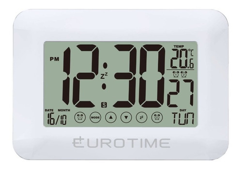 Reloj Digital Pared Mesa Pant Tactil Eurotime 23.5 X 16.5 Cm