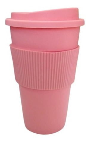 Vaso Térmico Tipo Starbucks Mug Tapa Faja Colores Vintage