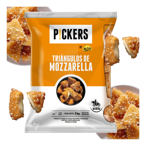 Triángulos De Muzzarella Pickers By Mc Cain X 2 Kg