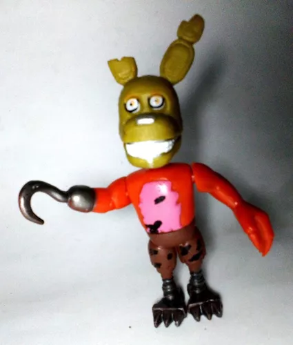 Boneco Five Nights At Freddy Withered Foxy Bonnie Springtrap