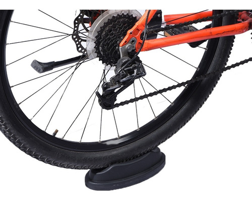 Soporte De Entrenamiento De Rueda De Bicicleta Negro Elevado