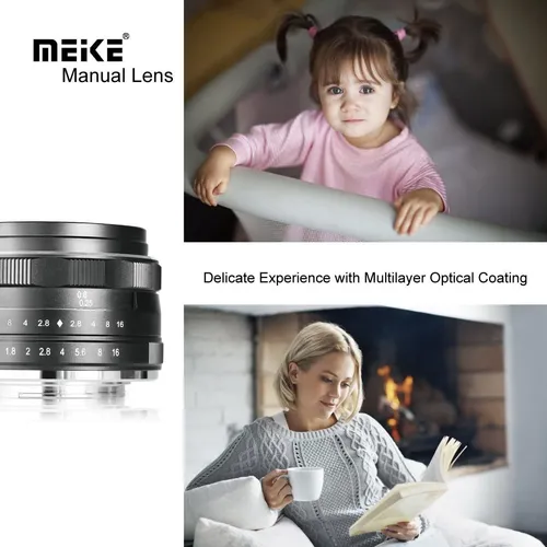 Lente Meike Mk 25mm F1.8 Para Camara Con Montura Canon Eo...