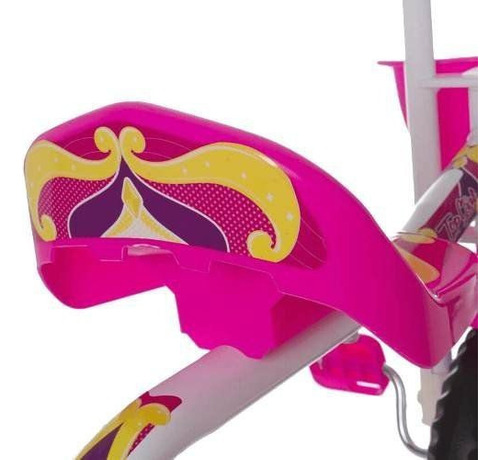 Triciclo Bicicleta 3 Rodas Infantil Top Jr Pro Tork Ultra Cor Rosa