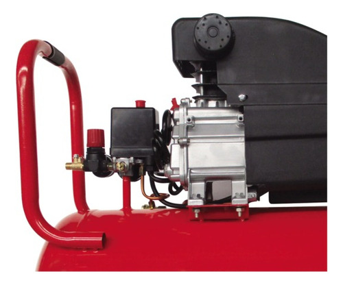 Compresor De Aire 50 Litros 2hp Color Rojo Fase Eléctrica Monofásica Frecuencia 50 Hz