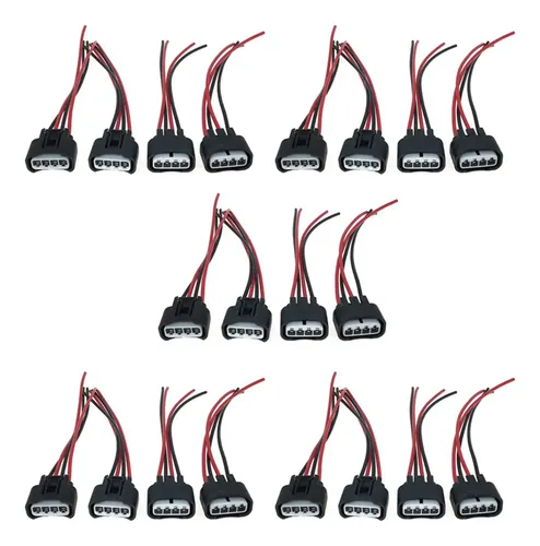 Kit Câbles D'allumage RIDEX PLUS 685I0210P - Pour Peugeot 205, 106, Partner, Citroën C15 | Câble-Ø 7 Mm Silicone - 6