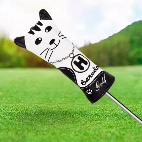 Funda De Cabeza De Madera De Golf Con Dibujos Animados Con E