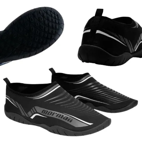Sapatilha Antiderrapante Neoprene Cinza Flexxxa Mormaii Jet