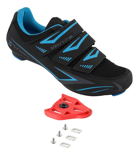 Venzo Zapatos De Ciclismo De Carretera Para Mujer Con 3 Cor.